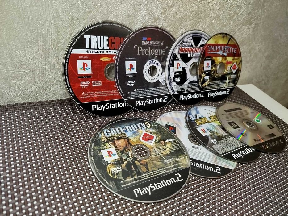 Playstation 2 ps2 диски Оригинальные лотом