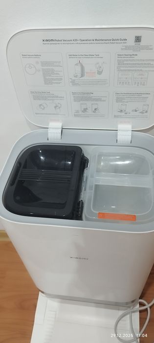 Robot de aspirare Xiaomi X20+ EU BHR8124EU, 6000Pa, colectare automata