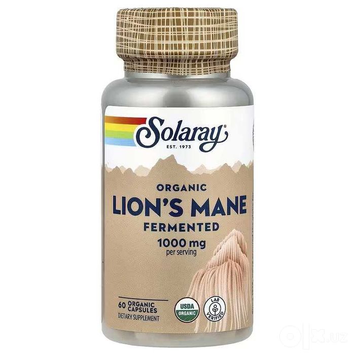 Solaray Lion's Mane ежовик гребенчатый