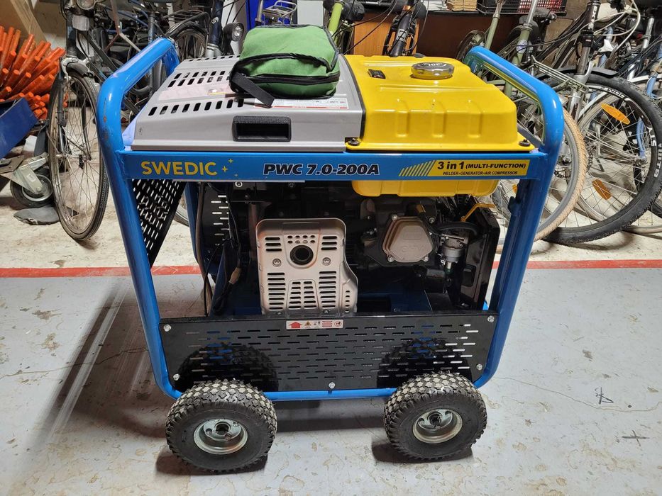 GENERATOR  3 IN 1 aparat sudura si compresor