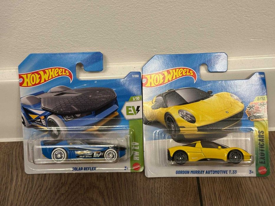 Hot Wheels 2026 RARE Gordon Murray T.33 + Solar Reflex EV | Colecție