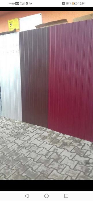 Tabla cutată Zincata zinc aluminiu colorată preț negociabil transport