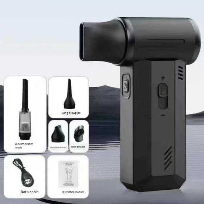 Преносим вентилатор/духалка с функция за засмукване 4000mAh-F027