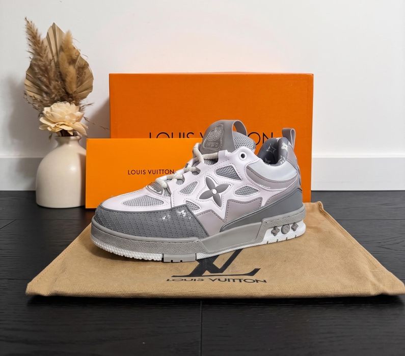 Adidasi LV Skate Alb White - Full Box