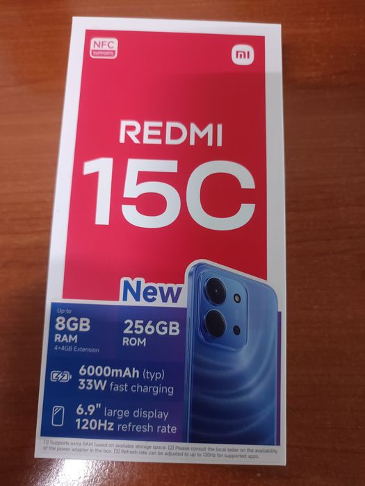 Redmi 15 c .256 gb