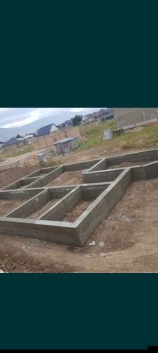 Заливка фундамента