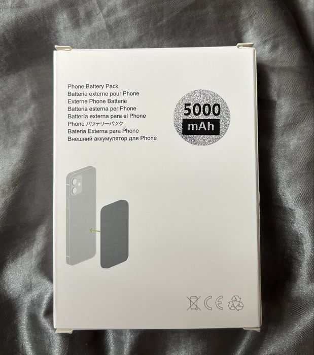 Baterie Externa iPhone Magnetica Wireless