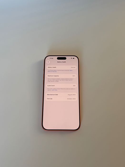 iPhone 17 Pro Max 256 GB Orange |  Гаранция | Перфектен
