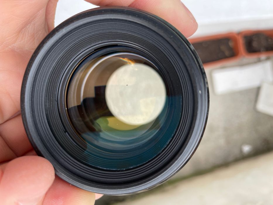 Обектив Canon EF 85mm f 1.8, Канон и UV филтър Kenko