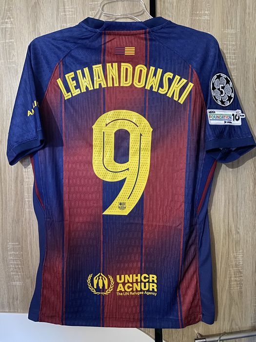 Tricou fotbal FC Barcelona Lewandowski