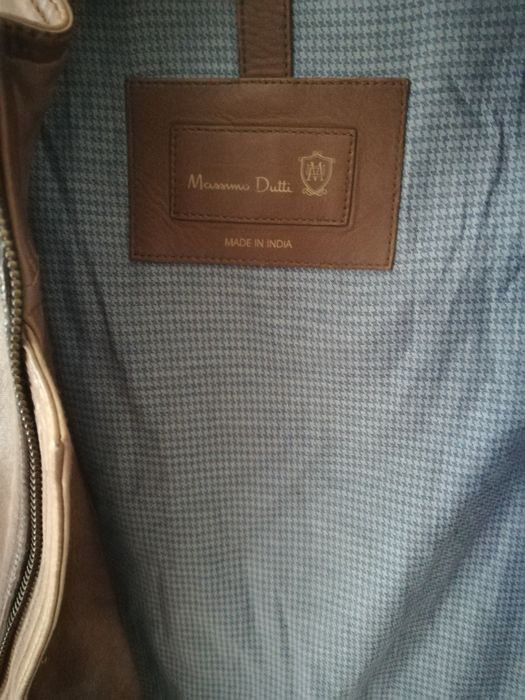 Geaca piele Massimo Dutti xl bărbați