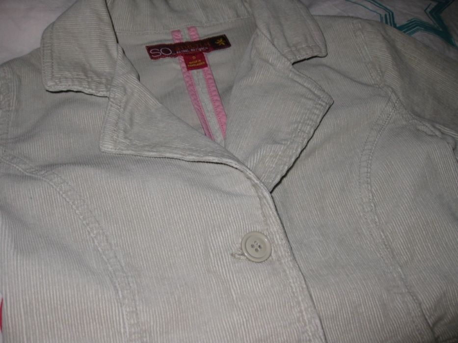 Сладко джиджано джинсово сако божов цвят