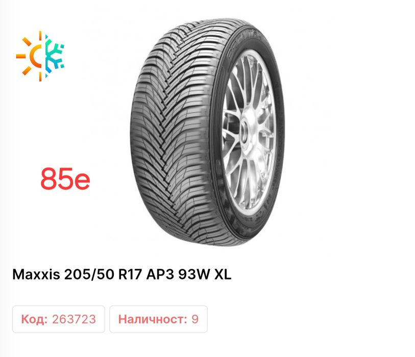 205 50 17 Kelly by Good year Made in France Замъка Ямбол