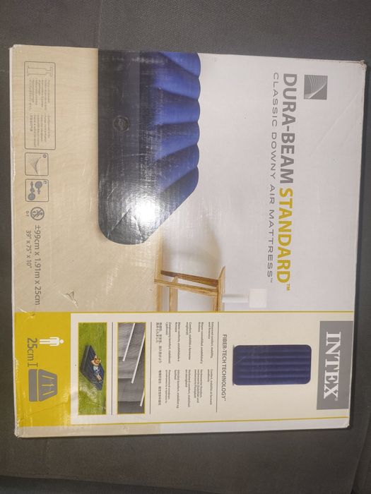 Надуваем матрак/дюшек  Intex Twin Dura Beam, 191x99x25 см