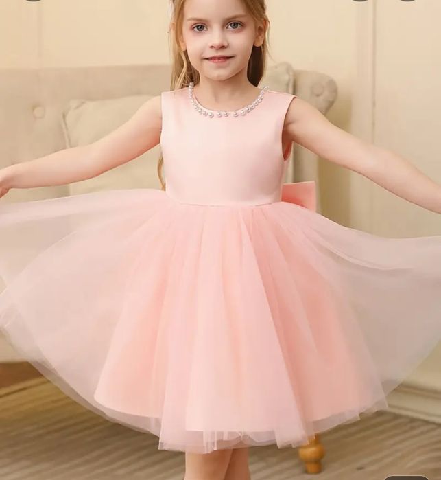 Детска офицялна Рокля, размер 130