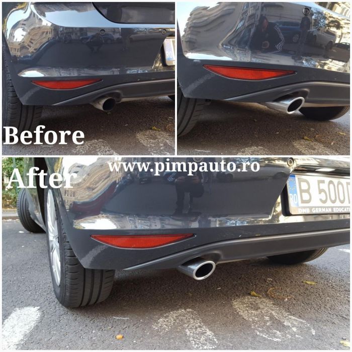 Tips ornament inox evacuare sport audi volkswagen golf 5 6 7 skoda