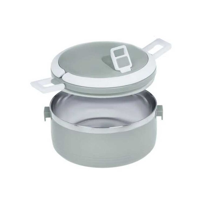 Термокутия за храна Mercado Trade, Кръгла, 500мл., Розов и Сив