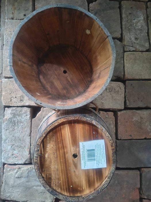 Ghiveci lemn 32 cm diametru