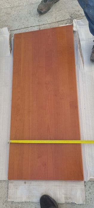 Blat masă / birou italian SINTESI 140x65 cm – furniruit, nou