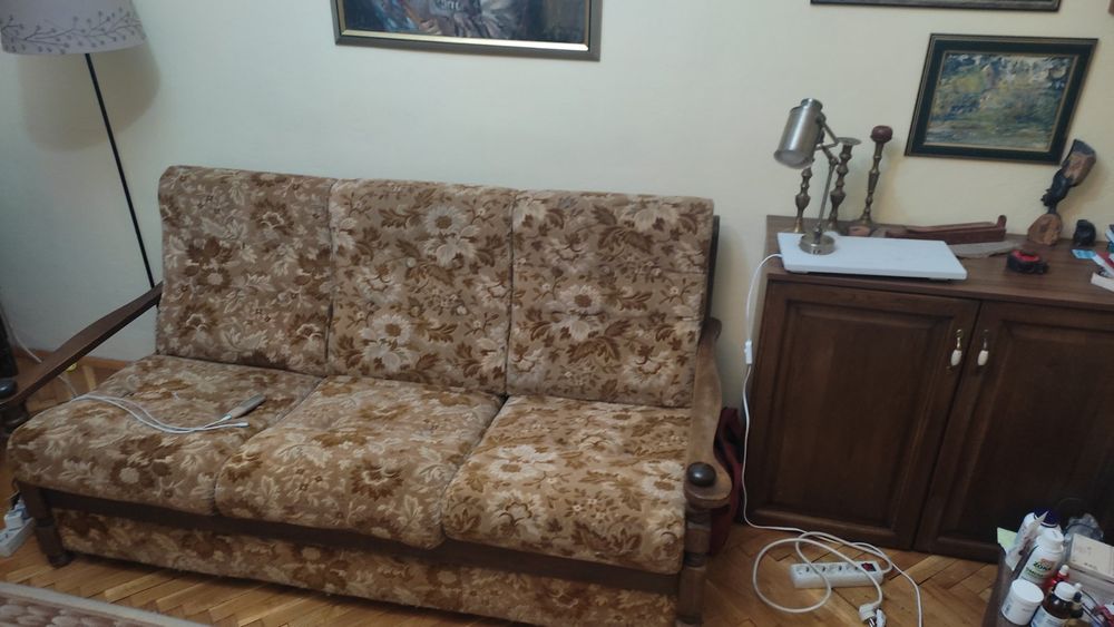 За ценители - уникален разтегателен диван и фотьойл