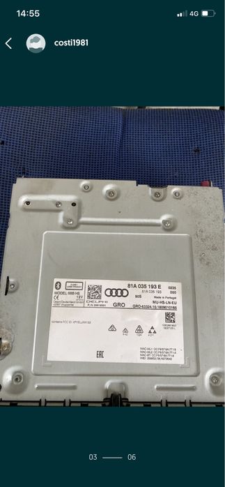 Sistem audio bang olufsen audi a3 s3 8v sedan
