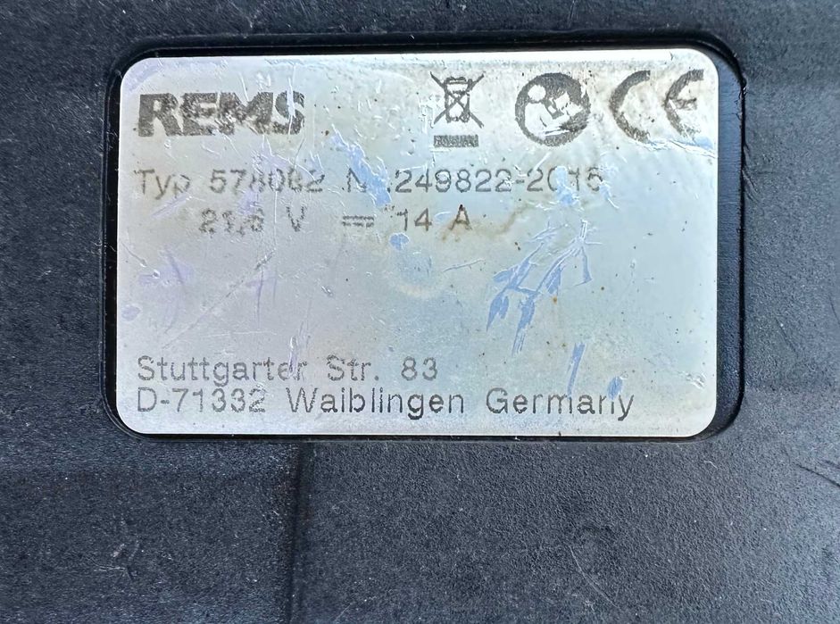 REMS Mini-Press 22V - Акумулаторна радиална преса 22V перфектен!