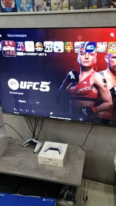 PlayStation 5 Slim 1TB (disc edition) Джойстик 2та / Играси бор