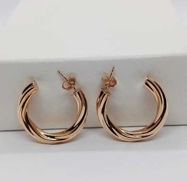Серьги жёлтое золото