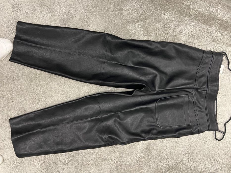 Pantaloni de piele Christian Dior