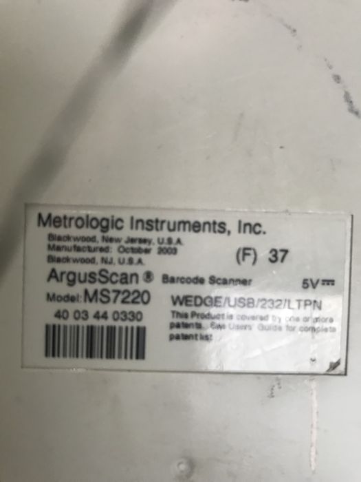 Metrologic argus scan  ms 7220 honeywell