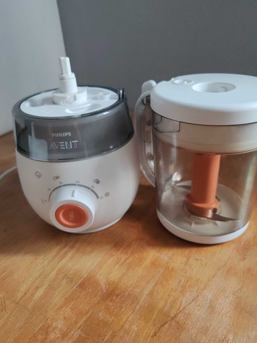 Philips Avent 2 în 1 – aparat gătit la abur + blender