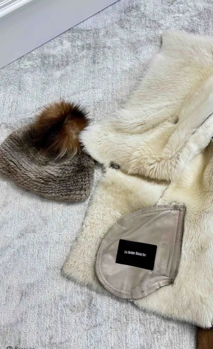 Роскошная дублёнка и шапка