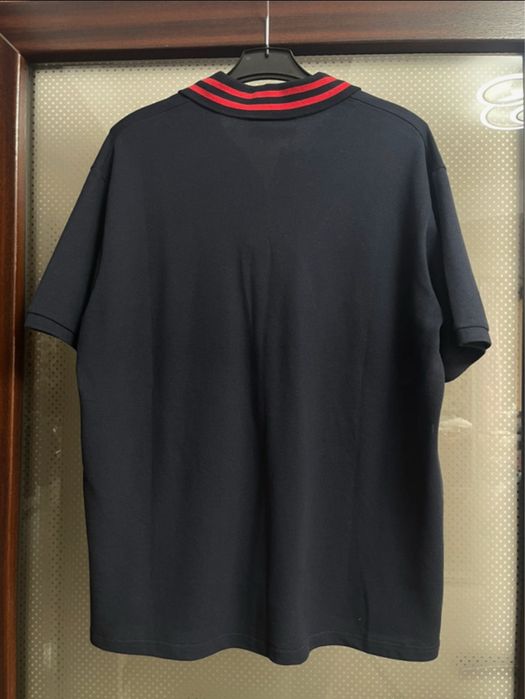 Tricou polo bleumarin barbati - Gucci - XXL - stare foarte buna