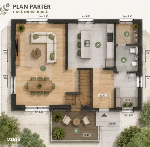 Vile Individuale 4 Camere – Rediu | Complex Privat | La 5 Minute de