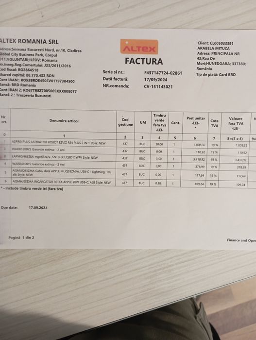 Vând laptop macbook Air 13-inch