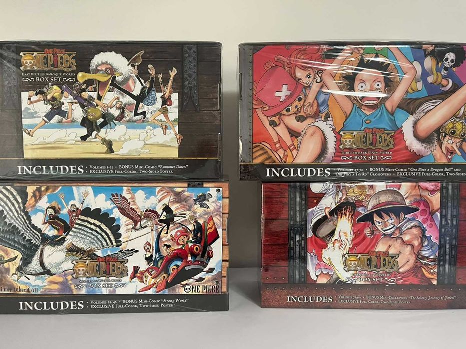 One Piece Box Set [Vol 1-90] - Пълна Колекция [4 box set-а], нови