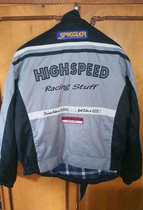 Geacă MOTO SPIEGLER, 3XL, Cu Imprimeuri și Protecții.
