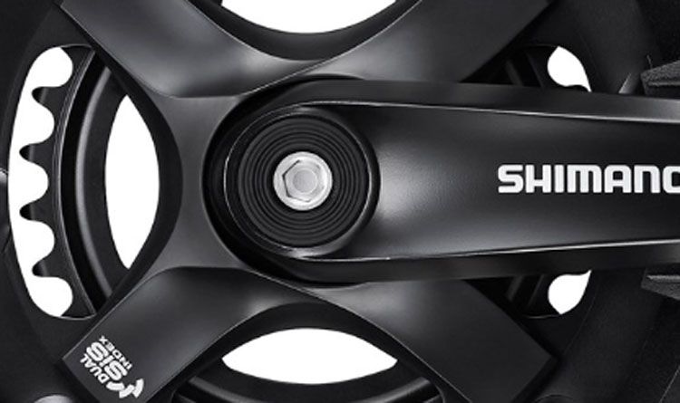 Shimano FC-TY501 175mm Altus 48-38-28 - angrenaj MTB, Trekking