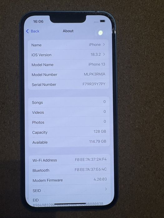 Iphone 13 128Gb ID-XXL4562