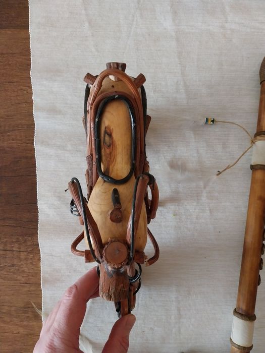 Дървен мотор. Ръчна изработка.