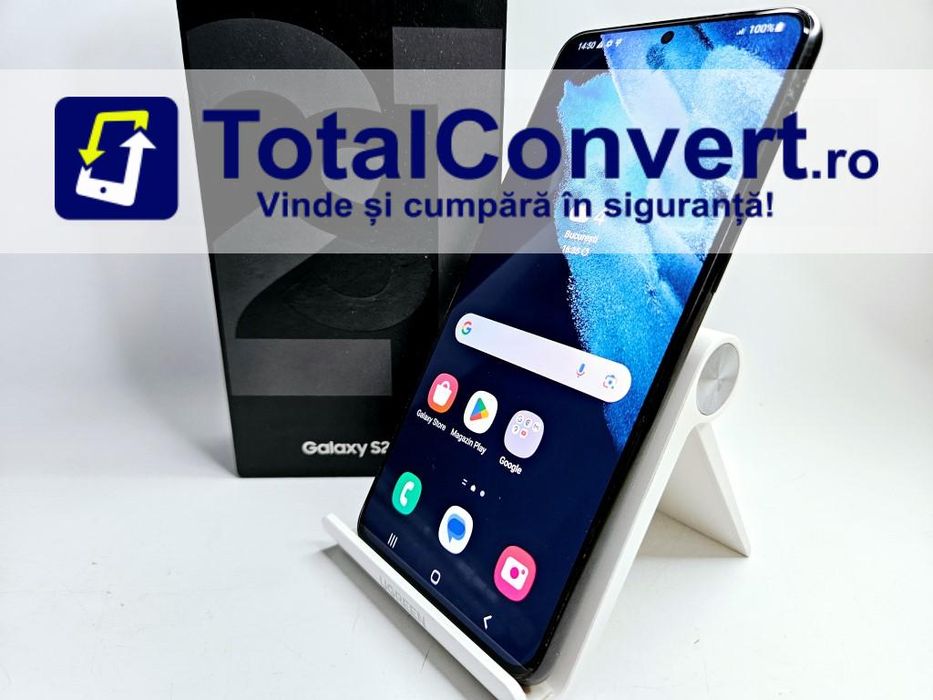 Samsung S21 Plus 5G 128GB Phantom Black, Garantie 24 luni | #D79307