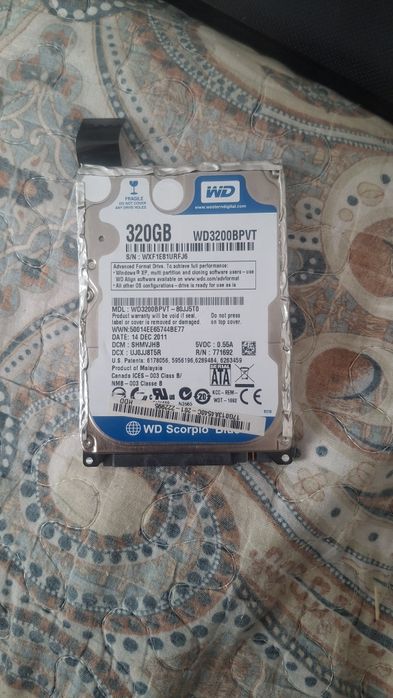 Жесткий диск 320гб БУ