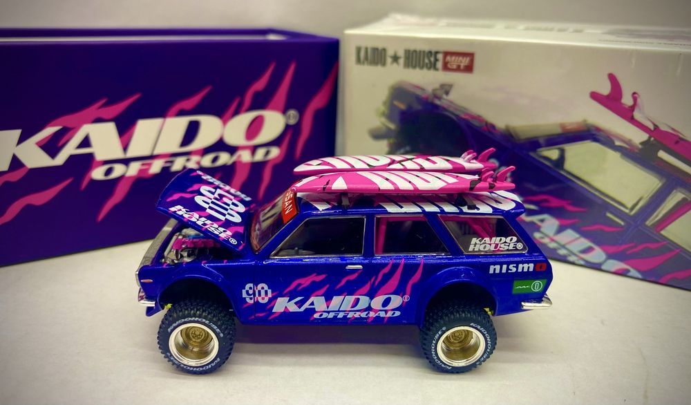 KAIDO HOUSE DATSUN 510 4x4 Wagon machetă auto scara 1:64 Offroad v2