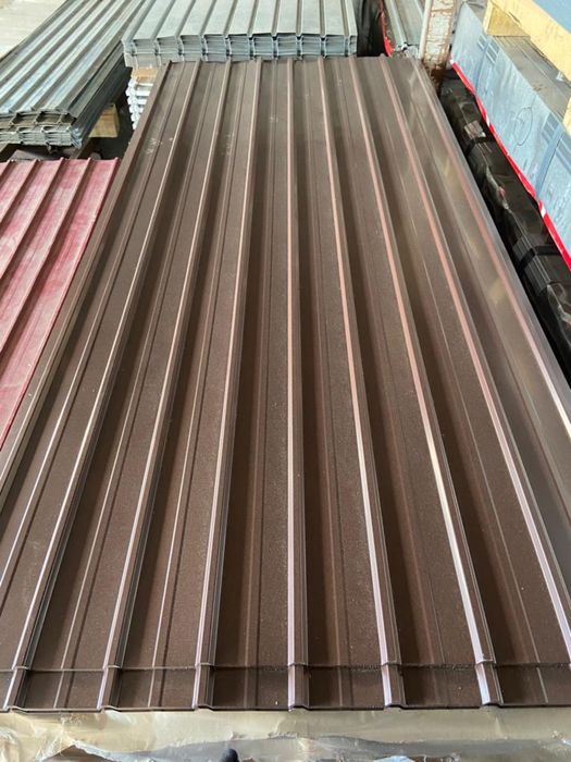 Tablă Cutată 2M Dedeman RAL 8017 maro ciocolatiu grosime 0.3mm 0.4mm