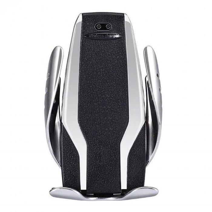 Поставка за телефон с вградено безжично зарядно за кола Smart sensor s