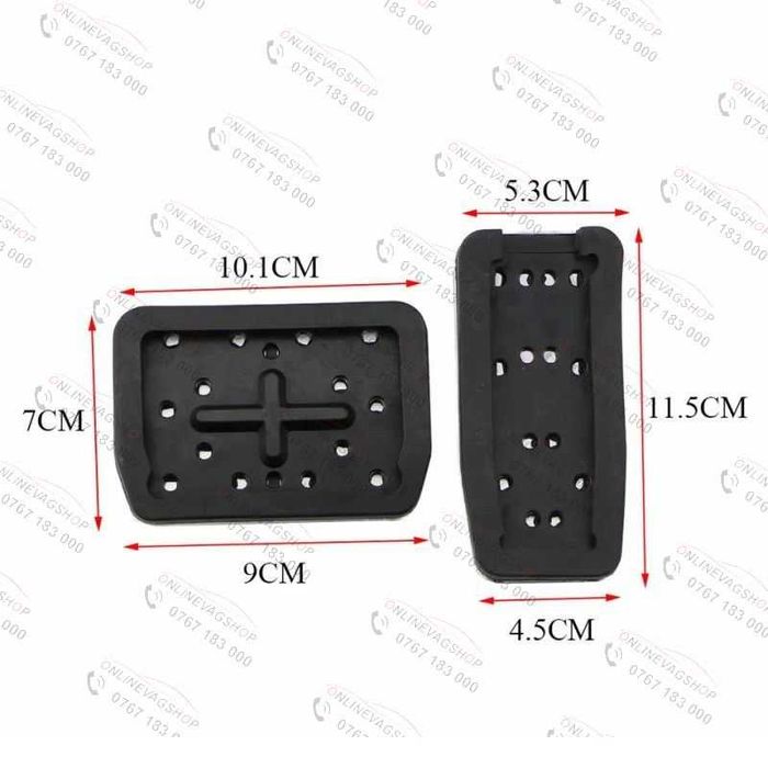 Ornamente inox pedale Tesla Model S, Model X an fabricatie 2012 - 2021