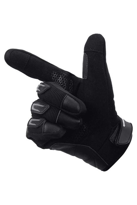 Mănuși Moto PES – Combinația Perfectă de Textil și Piele  carbon