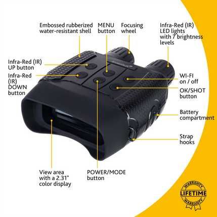 Levenhuk Halo 13X Wi-Fi Digital Night Vision Binoculars