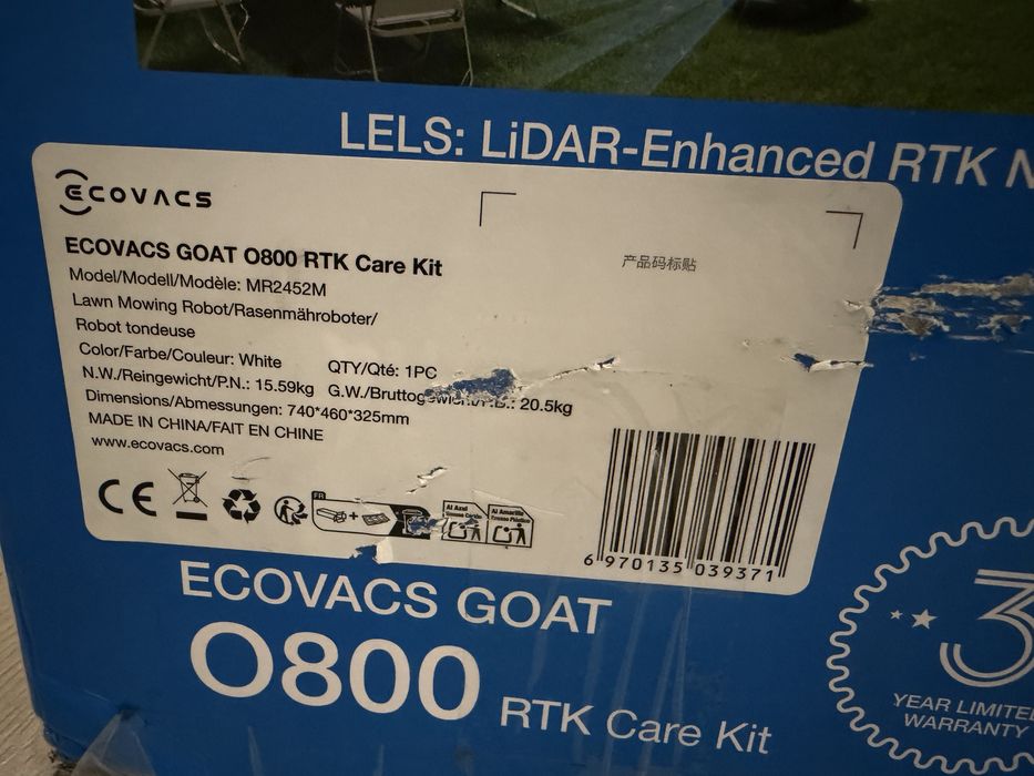 Vand robot de tuns iarba ecovacs goat o800 rtk care kit NOU
