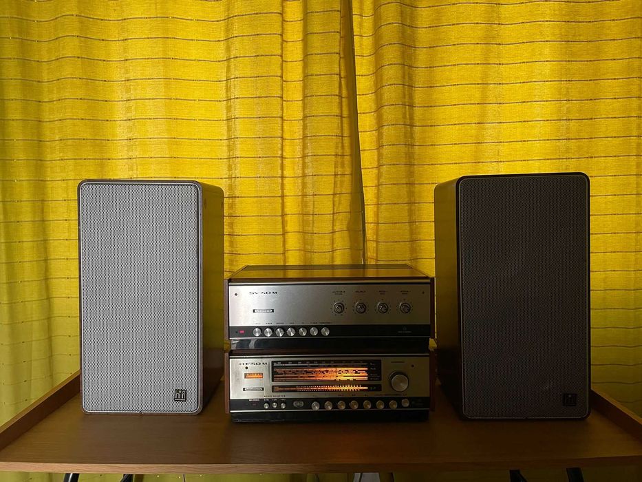 Linie Audio Rare Vintage: Grundig SV 40M (Germaniu) + Tuner RT 40M + Boxe HiFi Box 706 Compact